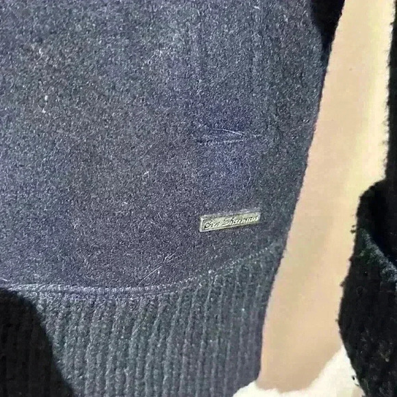 The Original Ben Sherman Men's Black Wool Blend Zip Up Sweater Jacket Size M - Picture 2 of 12